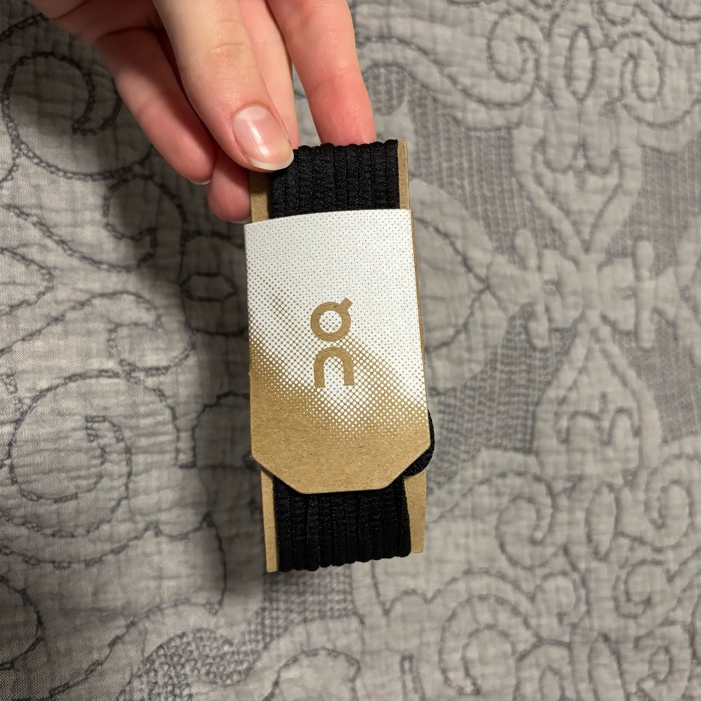 On Cloud Running Black Laces